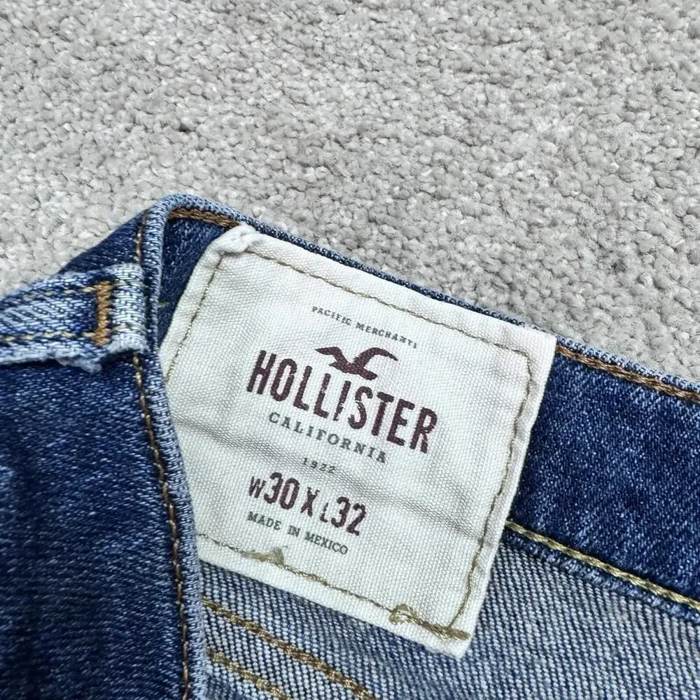 Hollister Jeans Men’s Blue Skinny Pockets Size 30x32